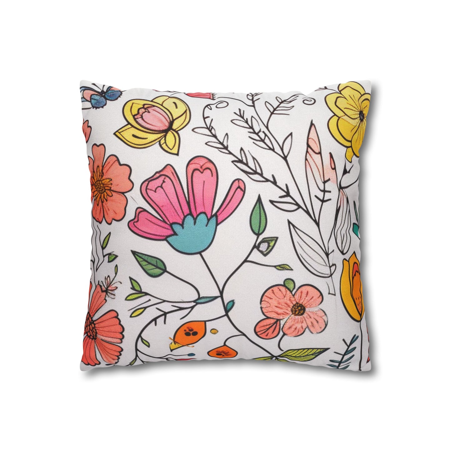 Blooming Garden Pillow Cover