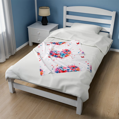 Fluttering Heart Blanket