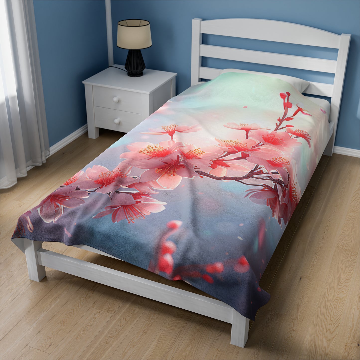 Blossoming Cherry Blossoms Blanket