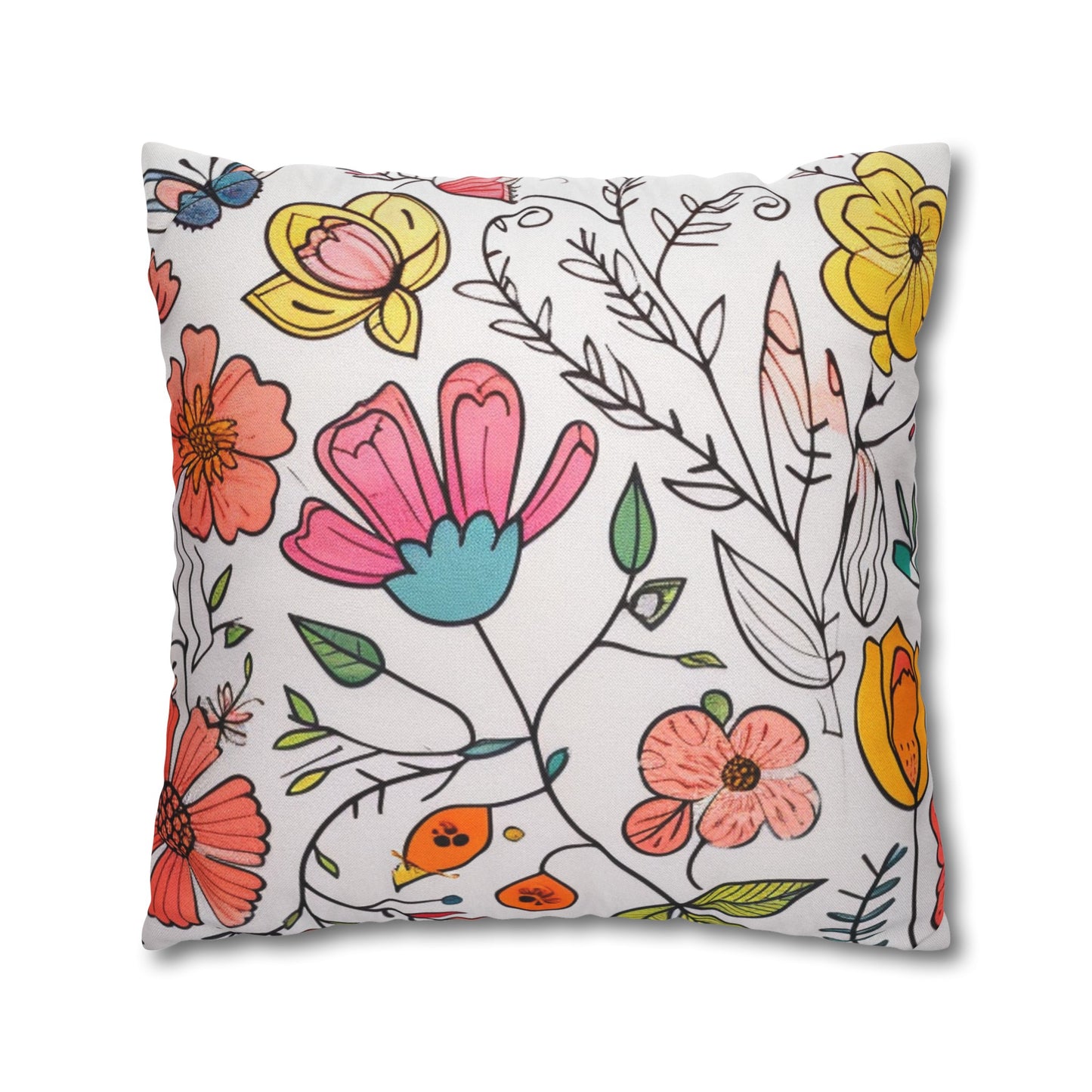 Blooming Garden Pillow Cover