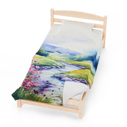 Calming Riverbank Blanket