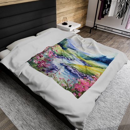 Calming Riverbank Blanket