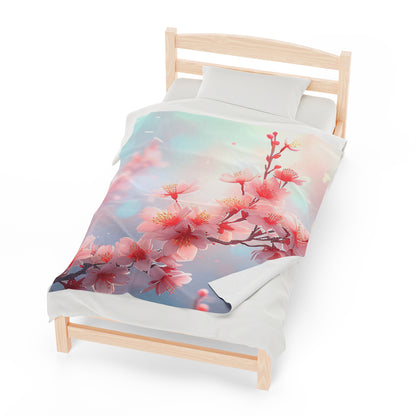 Blossoming Cherry Blossoms Blanket