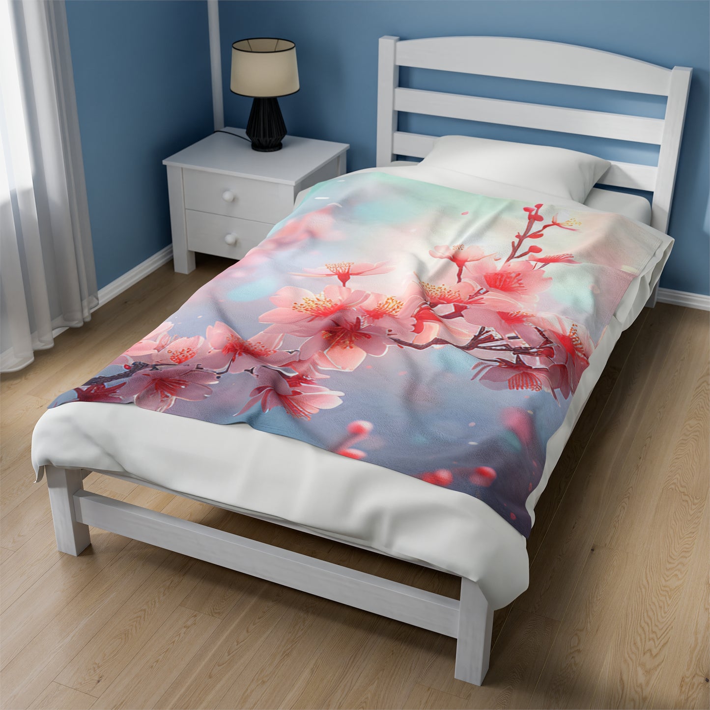 Blossoming Cherry Blossoms Blanket