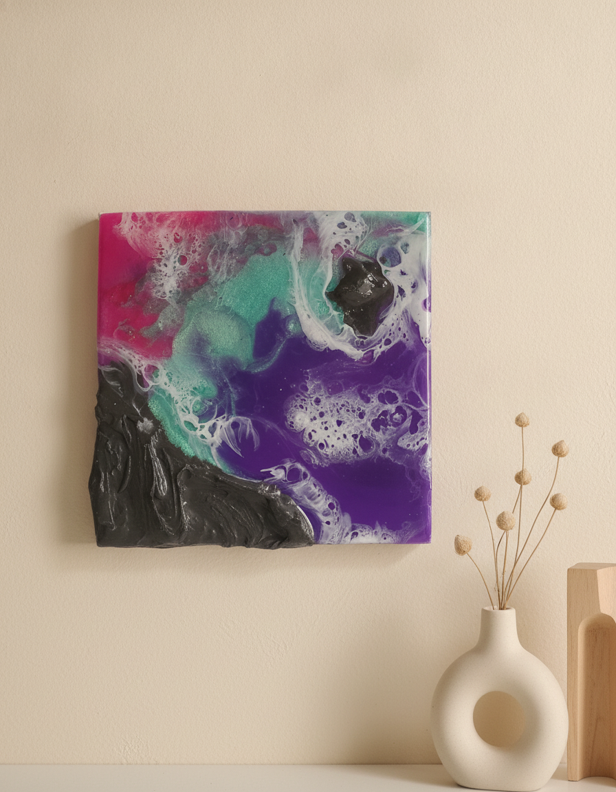 Amethyst Current | 6 × 6″