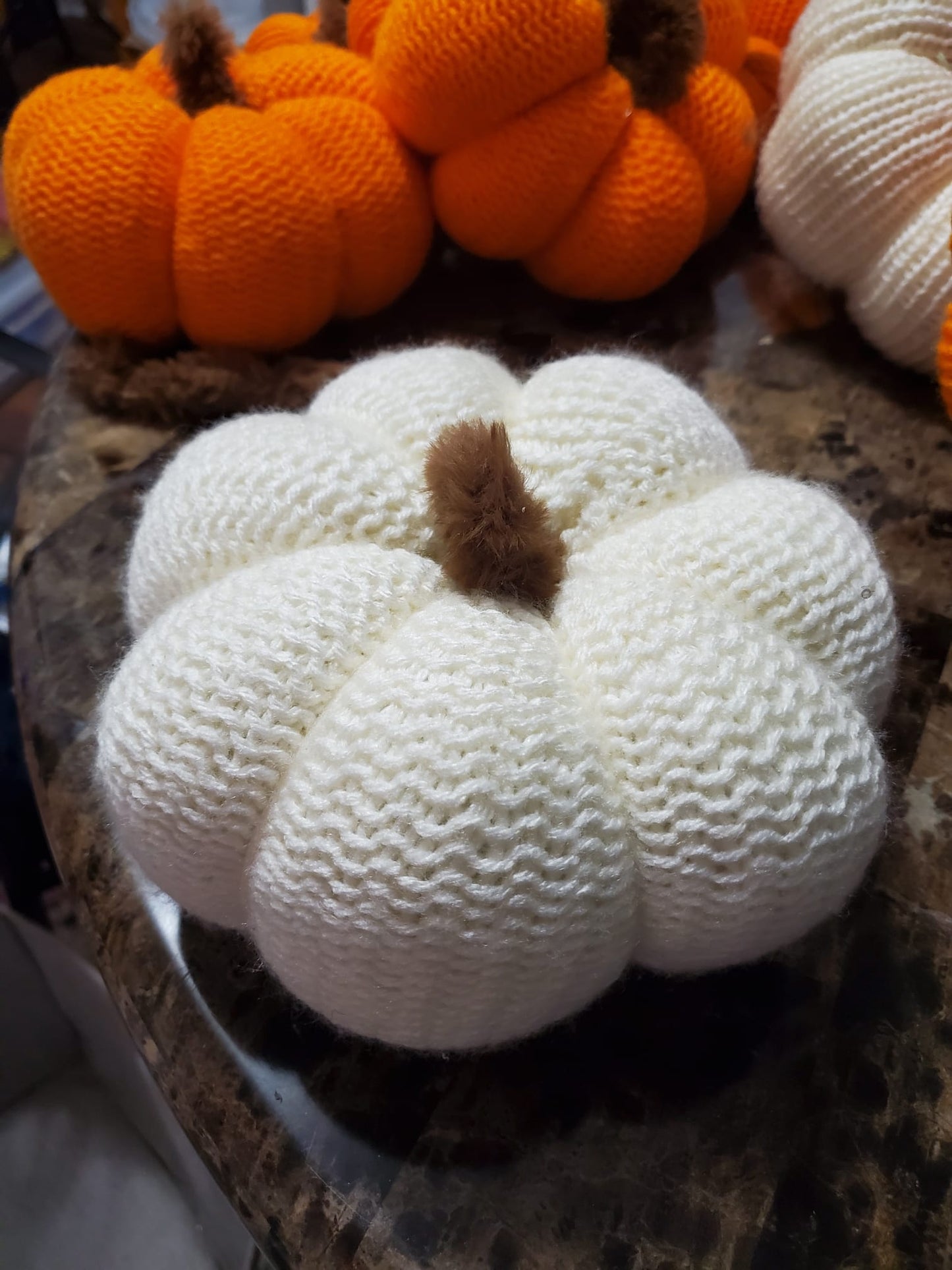 Hand Knitted Pumpkin