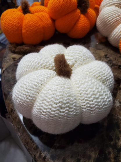 Hand Knitted Pumpkin