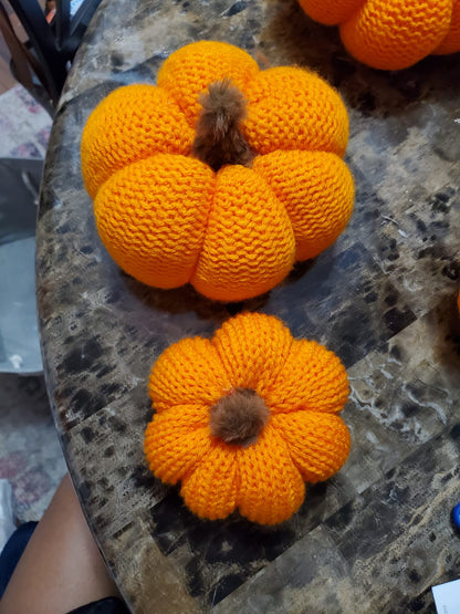 Hand Knitted Pumpkin