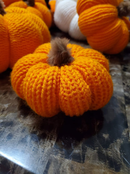 Hand Knitted Pumpkin