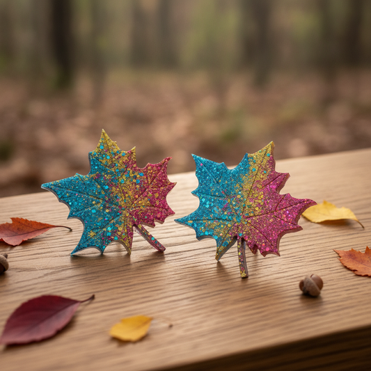 Maple Leaf Coasters (Set of 2)