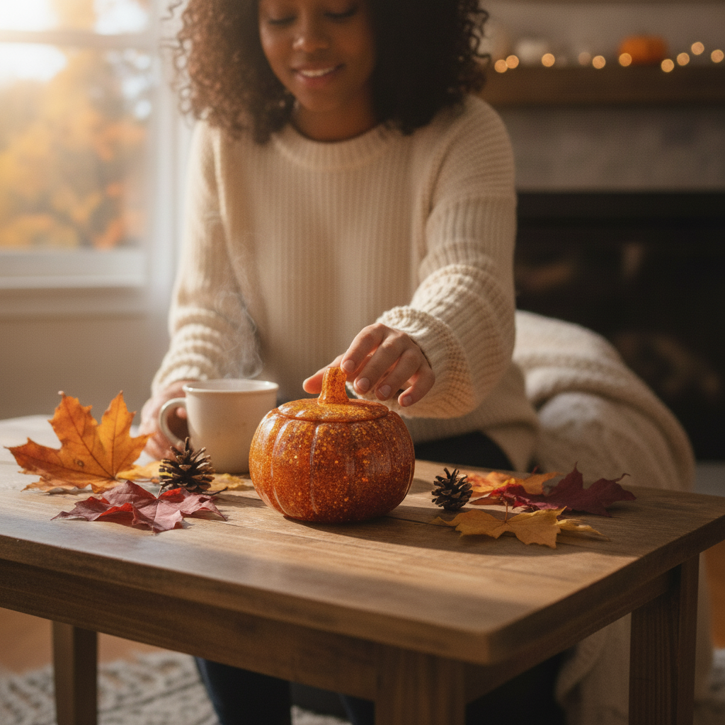 Pumpkin Trinket Pot