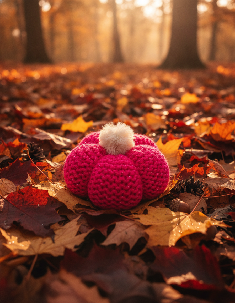 Hand Knitted Pumpkin