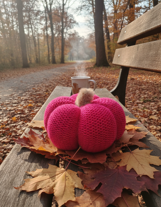 Hand Knitted Pumpkin