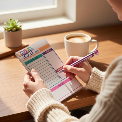 Today's Plan Planner Notepad (Ta-Da List)