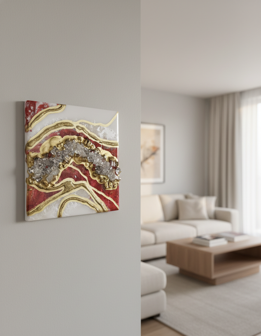 Refined by Fire | 8x8"