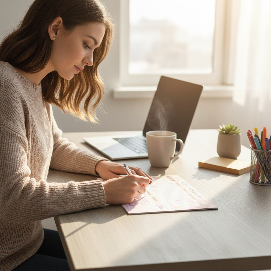 Weekly Chaos to Clarity Planner Notepad