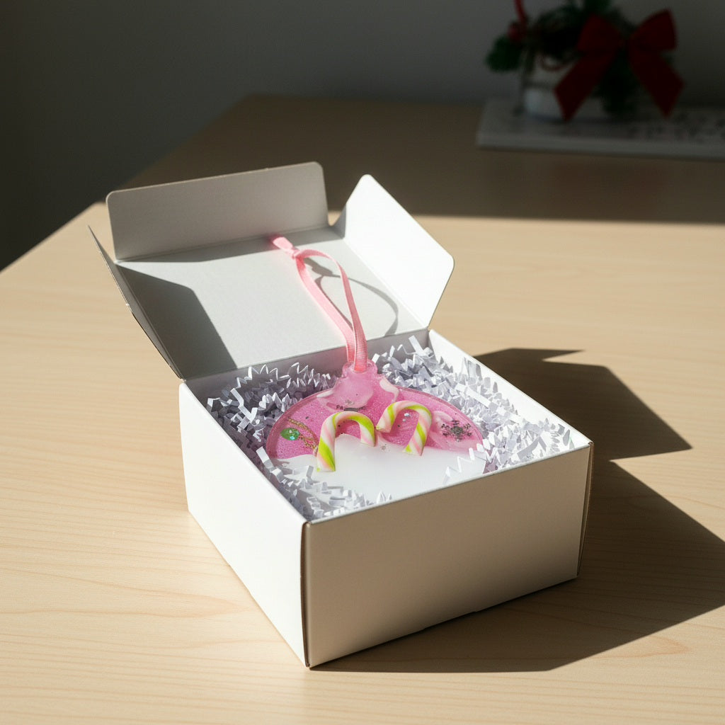 Snowy Candy Canes Ornament