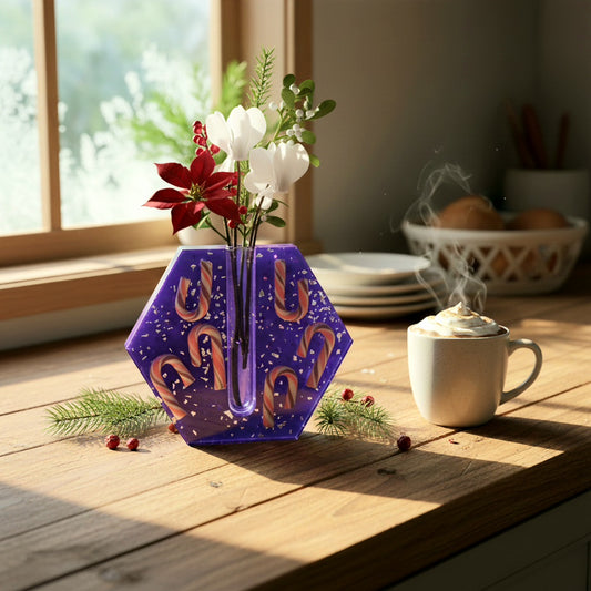 Candy Cane Propagation Vase